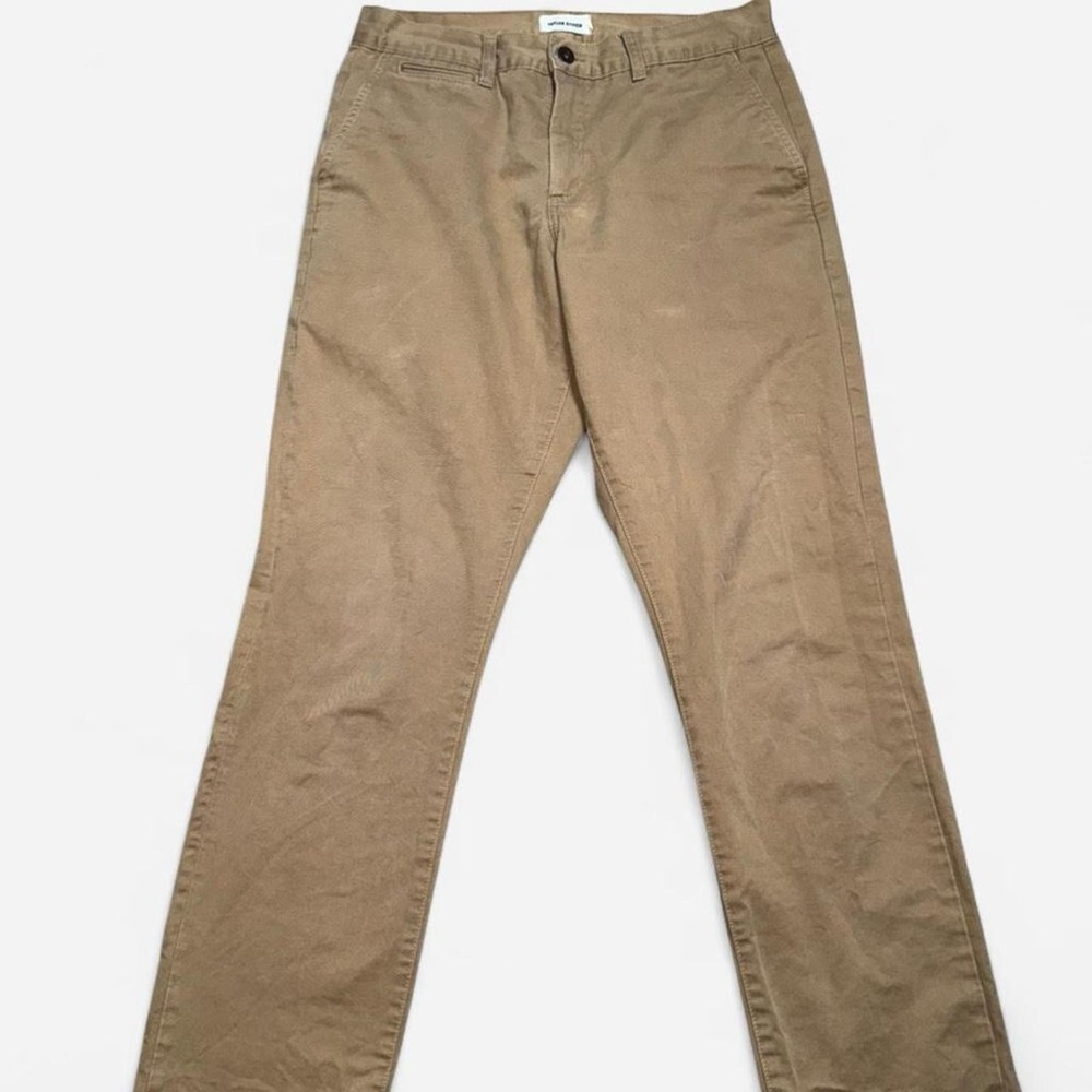 Taylor Stitch Democratic Chino Pants Tan 32x31 Slim Classic Mens
